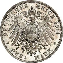 3 марки 1914 G   "Баден"