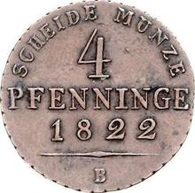 4 Pfennige 1822 B  