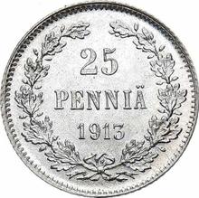 25 Penniä 1913  S 