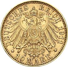 10 марок 1911 J   "Гамбург"