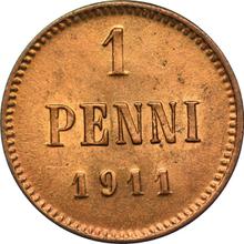 1 penni 1911   