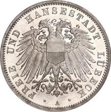 3 марки 1914 A   "Любек"