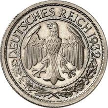 50 Reichspfennigs 1932 G  