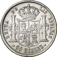 20 réales 1857   