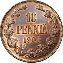 10 Pennia 1905   