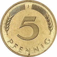 5 Pfennig 1984 J  