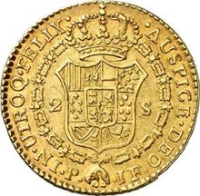 2 escudos 1796 P JF 