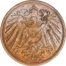 2 Pfennig 1908 D  
