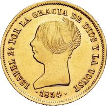100 réales 1854   