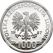1000 Zlotych 1987 MW  SW "Casimir III the Great" (Pattern)