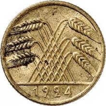 10 Reichspfennigs 1924 F  