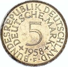 5 марок 1958 F  