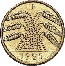 10 Rentenpfennigs 1925 F  