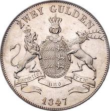 2 Gulden 1847   