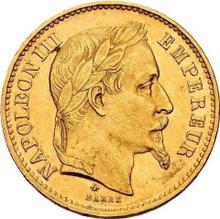20 francos 1869 A  