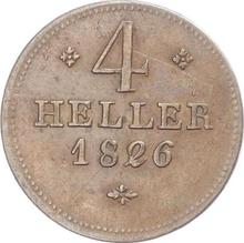 4 геллера 1826   