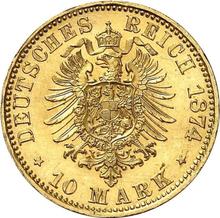 10 marcos 1874 A   "Prusia"