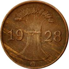 1 Reichspfennig 1928 G  