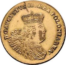 5 Thaler (August d'or) 1758  EC  "Crown"