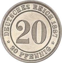 20 Pfennig 1887 E  