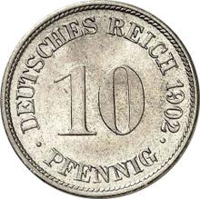 10 fenigów 1902 G  