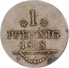 1 пфенниг 1818   