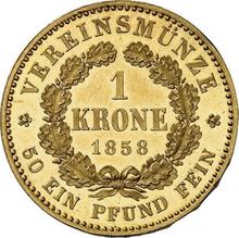 1 krone 1858 A  
