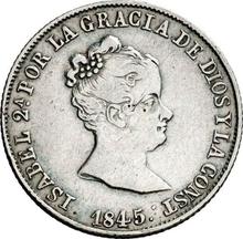 4 reales 1845 B PS 