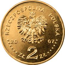 2 złote 2007 MW  AN "Miasto średniowieczne w Toruniu"