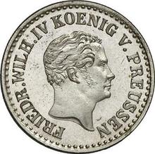 1 серебряный грош 1847 D  