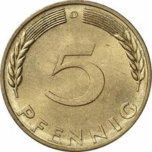 5 Pfennig 1969 D  