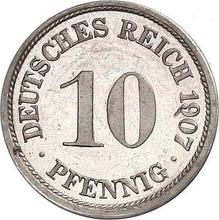 10 Pfennige 1907 F  