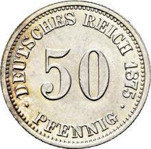 50 пфеннигов 1875 C  