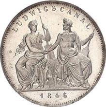 2 Thaler 1846    "Canal Completion"