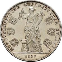 2 táleros 1837    "Unión Monetaria Alemana"