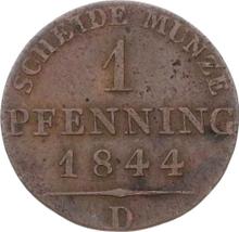 1 Pfennig 1844 D  