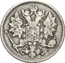 25 Penniä 1876  S 