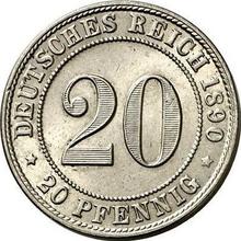 20 Pfennige 1890 J  