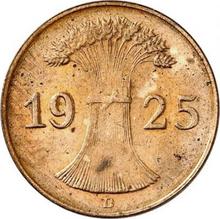 1 Reichspfennig 1925 D  