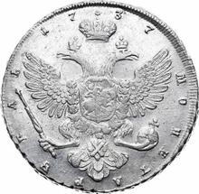 1 rublo 1737    "Tipo Moscú"