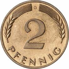 2 Pfennig 1967 G  