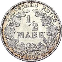 1/2 марки 1905 D  