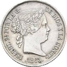 40 Centimos de Escudo 1865   
