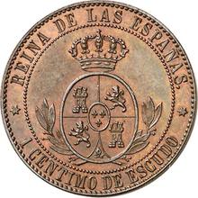 1 Centimo de Escudo 1865   