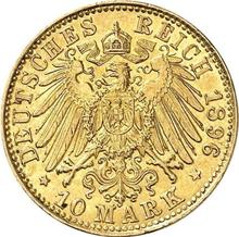 10 marcos 1896 J   "Hamburg"