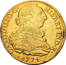 8 escudo 1774 P JS 