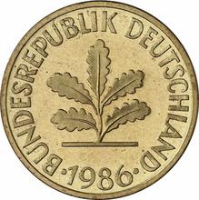 10 Pfennige 1986 G  