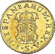 Medio escudo 1760 S JV 