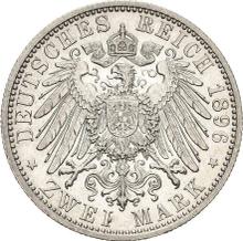 2 марки 1896 F   "Вюртемберг"