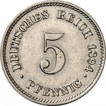 5 Pfennige 1894 E  